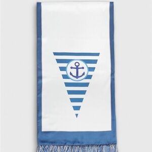 Phineas Cole
Anchor Printed Silk Scarf